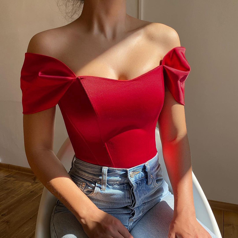 Women'S Elegant Solid Color Short Sleeve T-Shirts