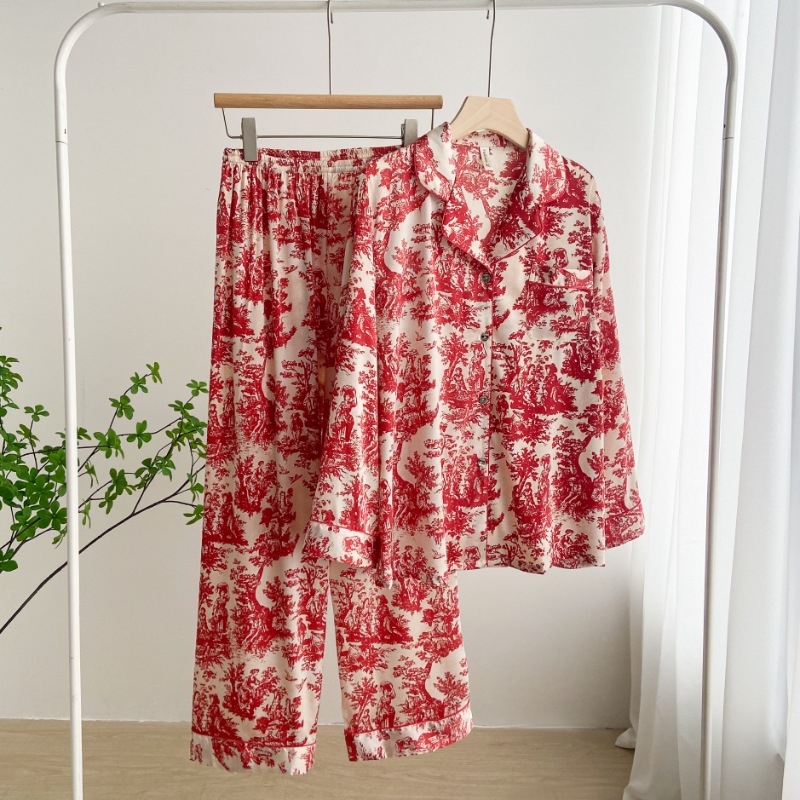 Elegant Women's Printing Pajamas