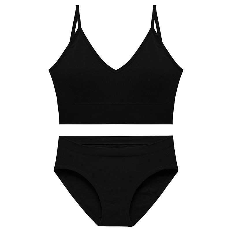 Casava Gather Breathable Bra & Panty Set