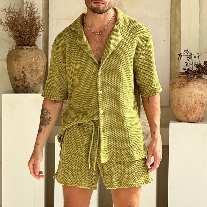 Casava Turndown Short Sleeve Sets