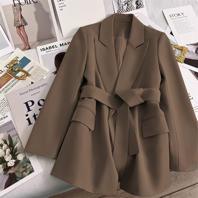 Women's Blazer Long Sleeve Blazers Pocket Elegant Formal