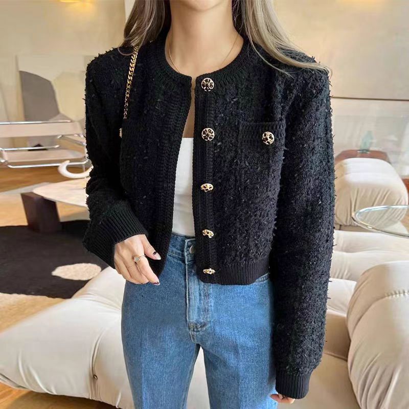 Long Sleeve Button Sweaters & Cardigans
