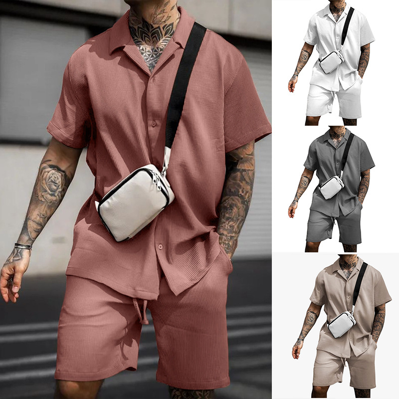 Casava Turndown Short Sleeve Set