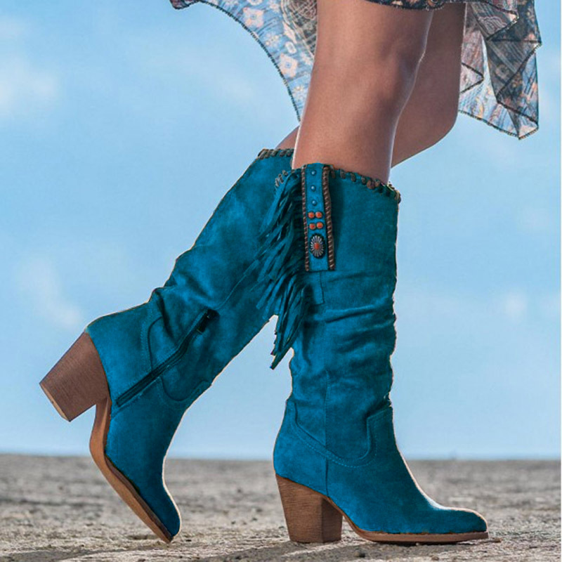 Casava TasselRise High-Tube Fashion Boots
