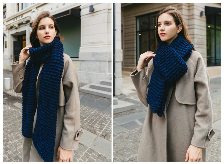 Casava Coarse Wool Scarf