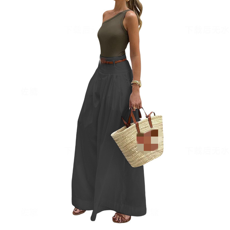 Full Length Pocket Wide Leg Pant