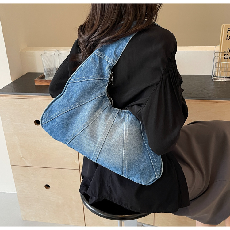 Casava Denim Canvas Tote Bag