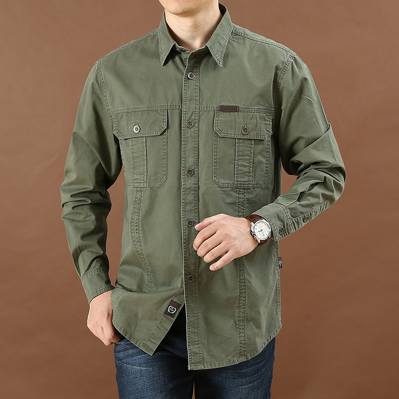 Men's Casual Solid Color Short Sleeve Shirt