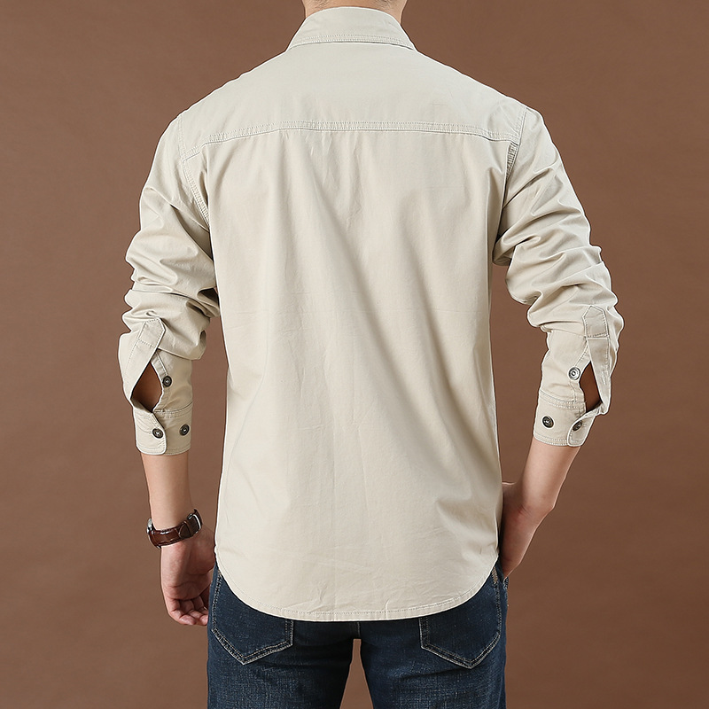 Men's Casual Solid Color Short Sleeve Shirt