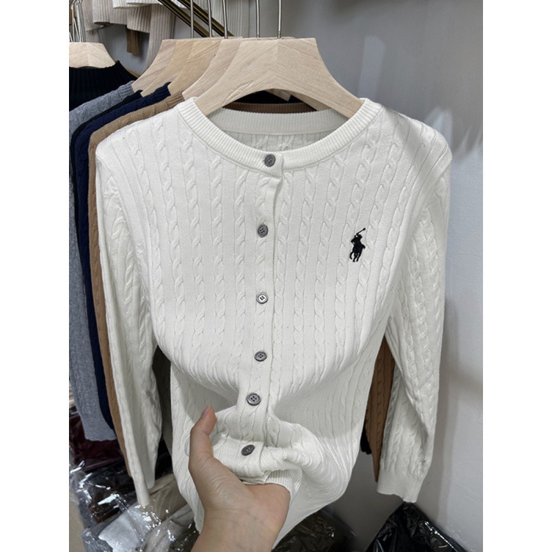Long Sleeve Button Sweaters & Cardigans