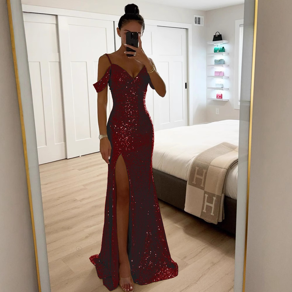 Casava Sequin Evening Party Dress