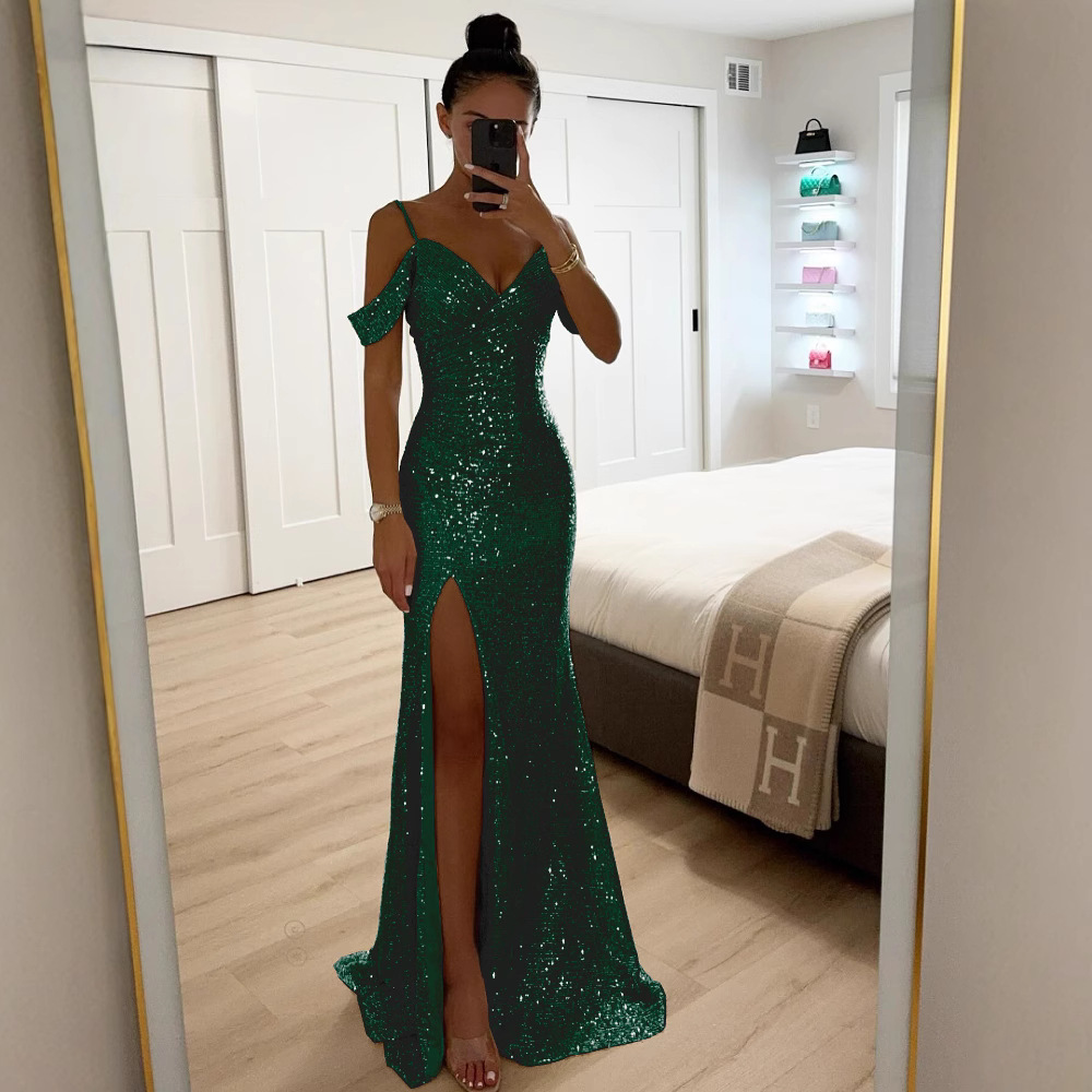 Casava Sequin Evening Party Dress