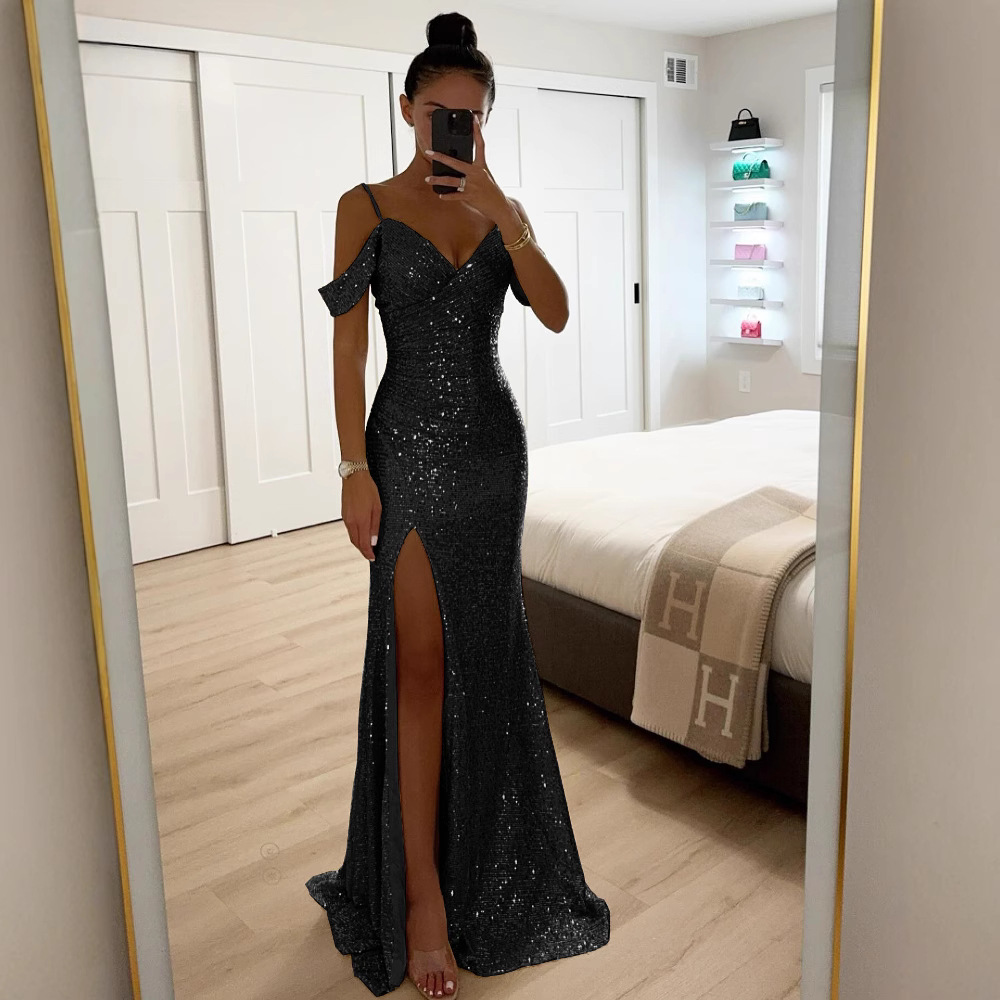 Casava Sequin Evening Party Dress