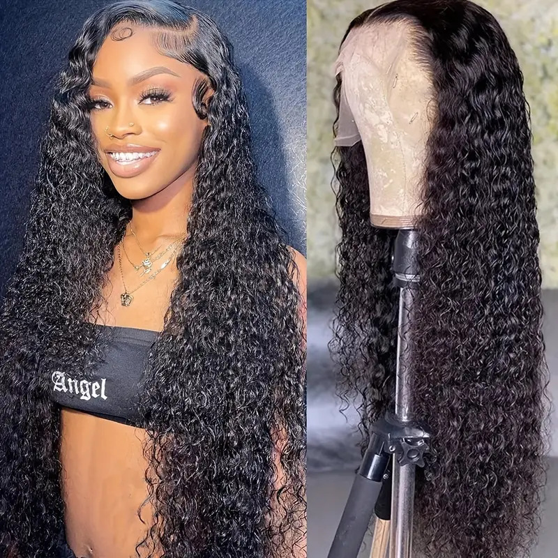 Holiday Party High Temperature Wire Long Bangs Long Curly Hair Wigs