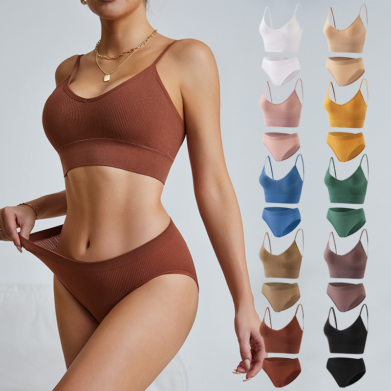 Casava Gather Breathable Bra & Panty Set