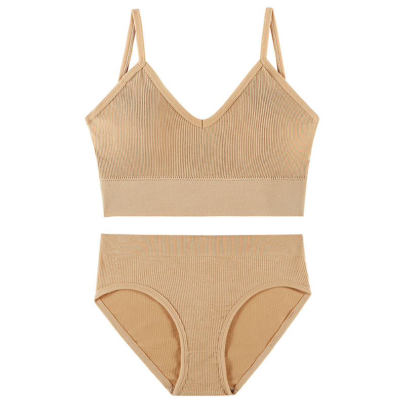 Casava Gather Breathable Bra & Panty Set