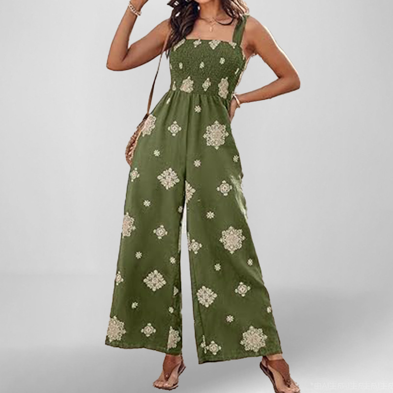 Casava Commute Style Printed Jumpsuit