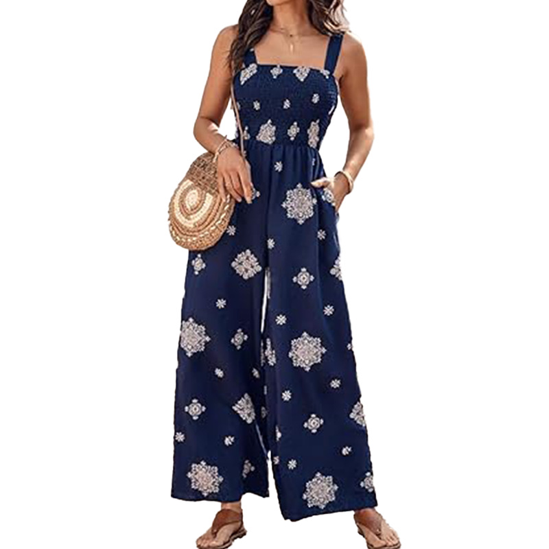 Casava Commute Style Printed Jumpsuit
