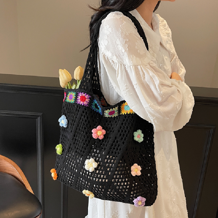 Casava Square Open Tote Bag