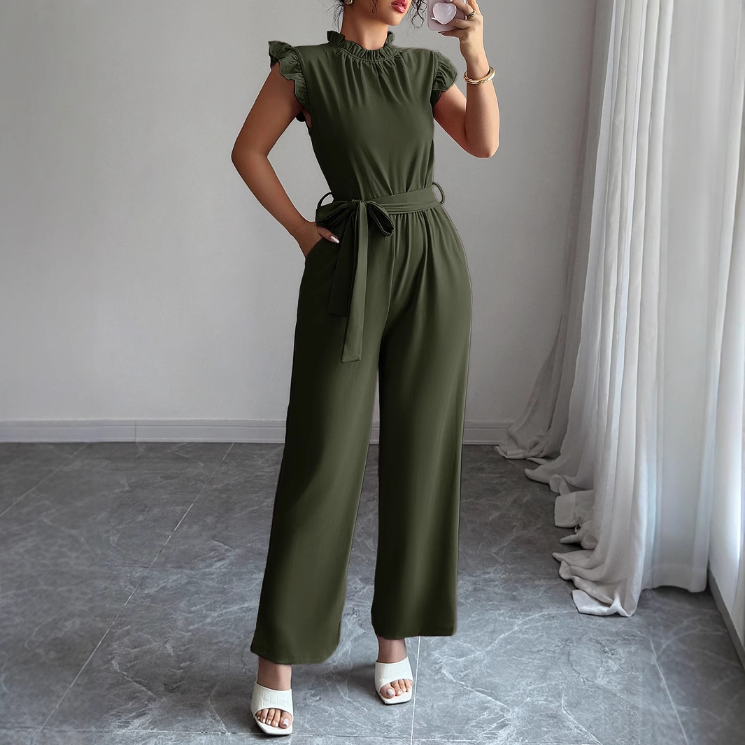 Casava Women’s Casual Solid Color Jumpsuit