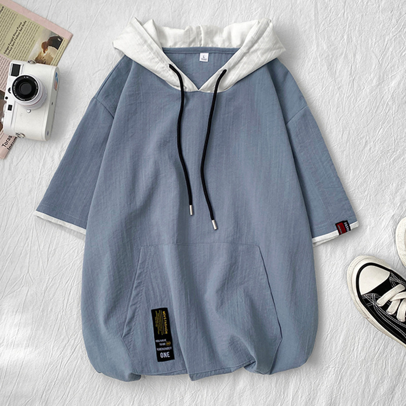 Casava Short-Sleeved Hooded Sweater
