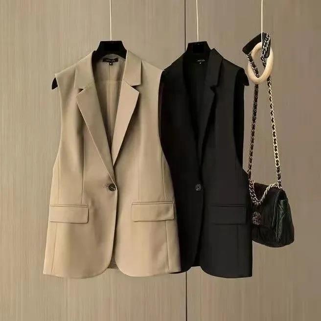 Spring And Autumn Sleeveless Suit Vest