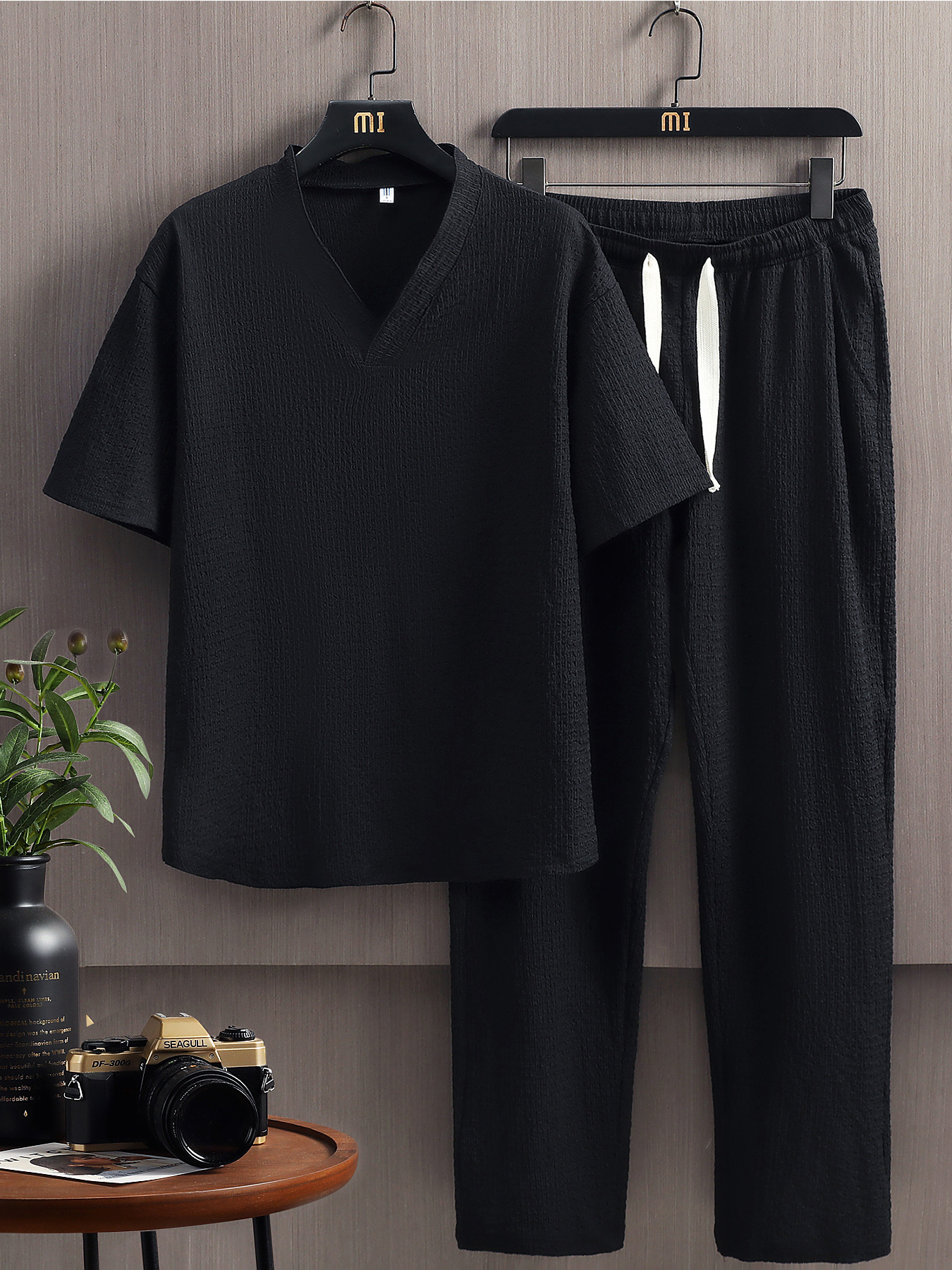 Casava Short Sleeve Pants Suit