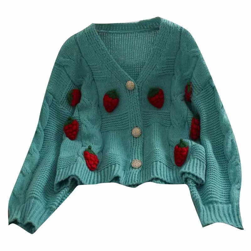 Embroidered Casual V-neck A-line Coat
