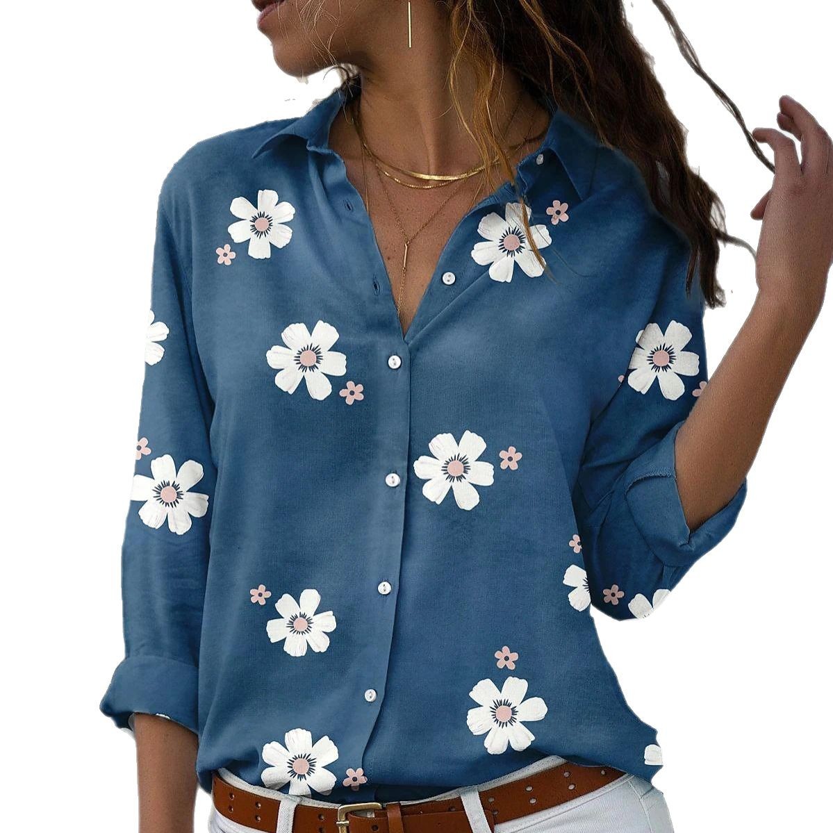 Loose Long Sleeve Fashionable Shirt