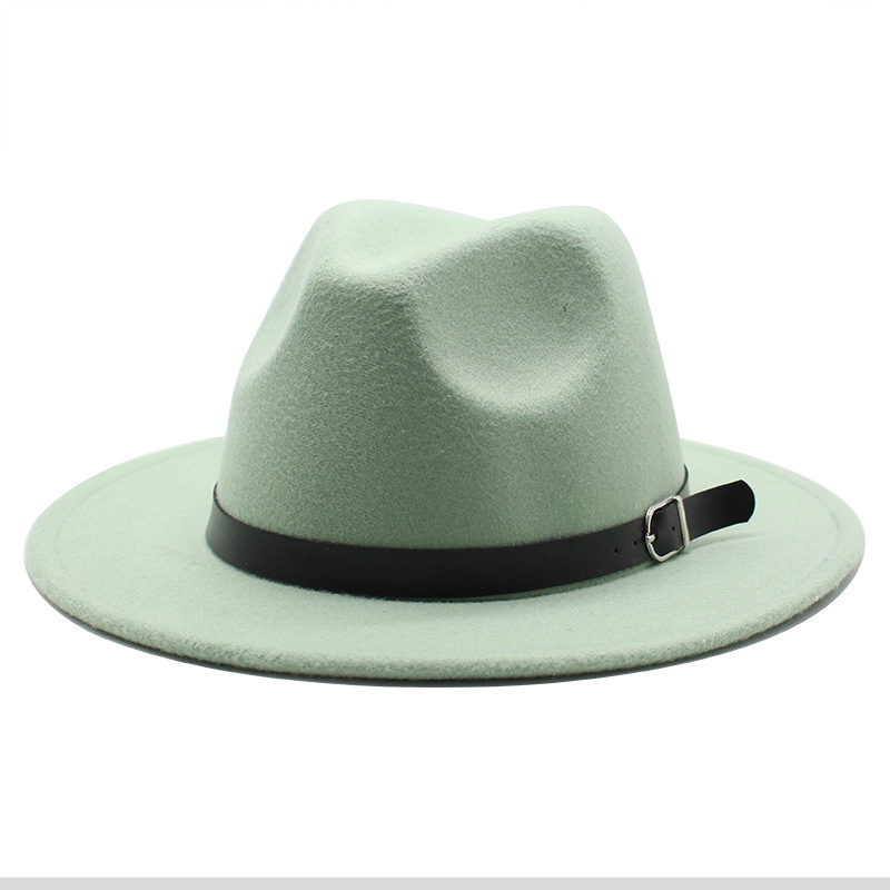 Casava Flat Brim Fedora Hat