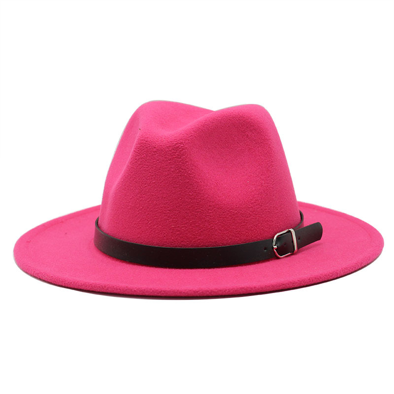 Casava Flat Brim Fedora Hat