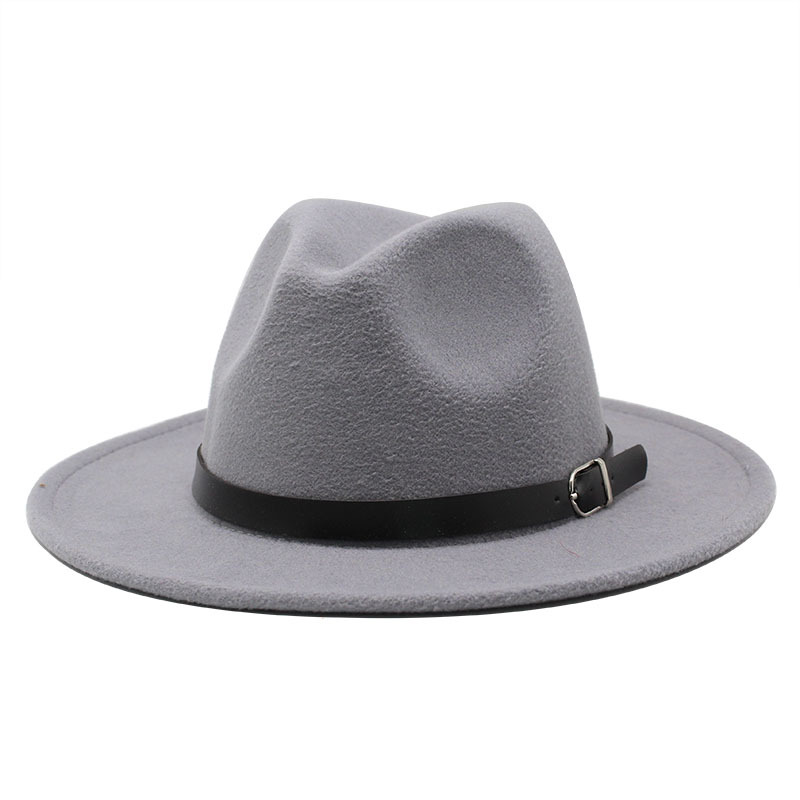 Casava Flat Brim Fedora Hat