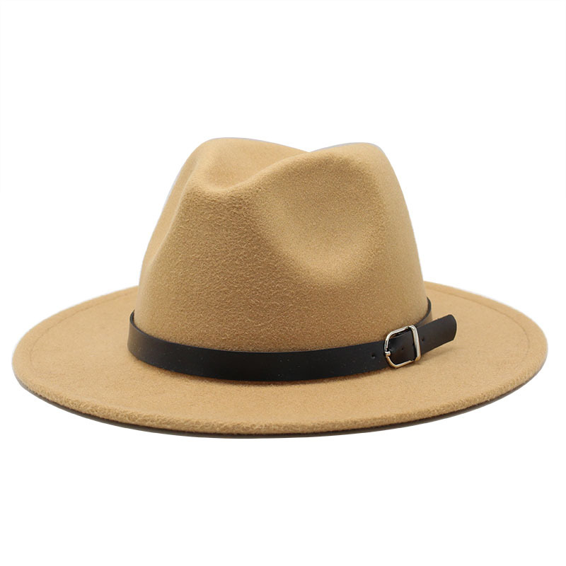 Casava Flat Brim Fedora Hat
