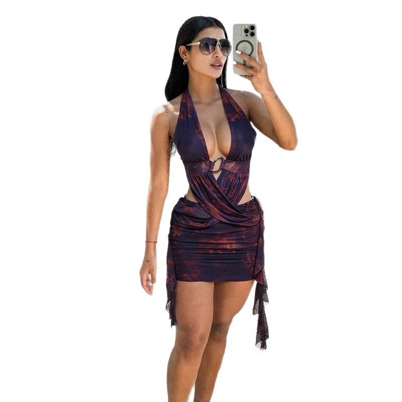 Casava V-Neck Sleeveless Bodycon Dress