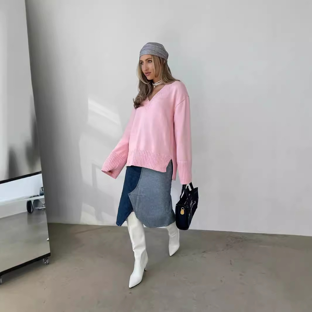 Casava LazyLuxe Patchwork Sweater