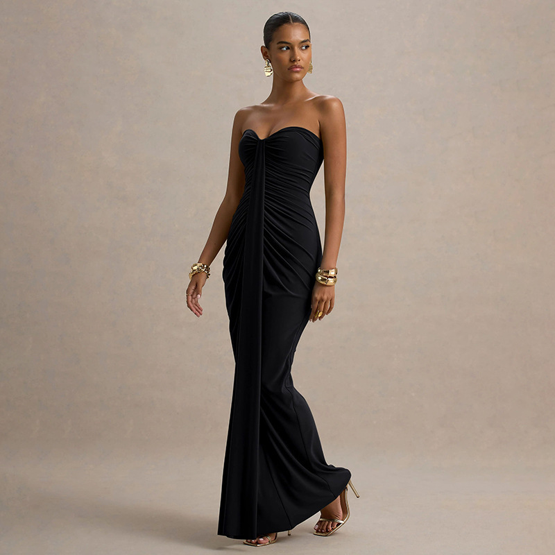 Casava Sleeveless Color Slim Dress