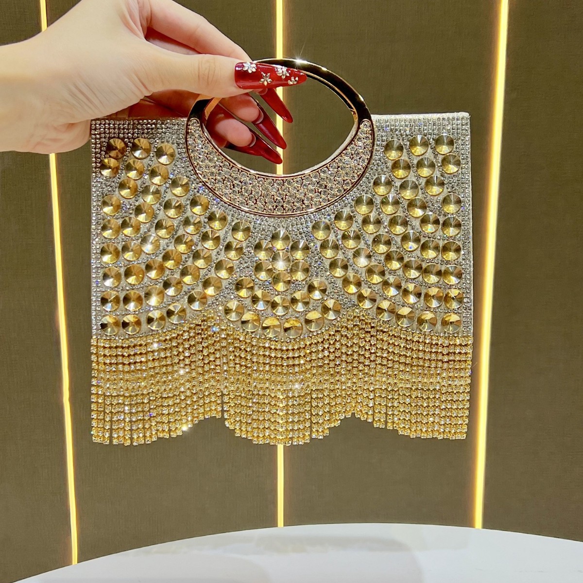 Square Polyester Ball Bag
