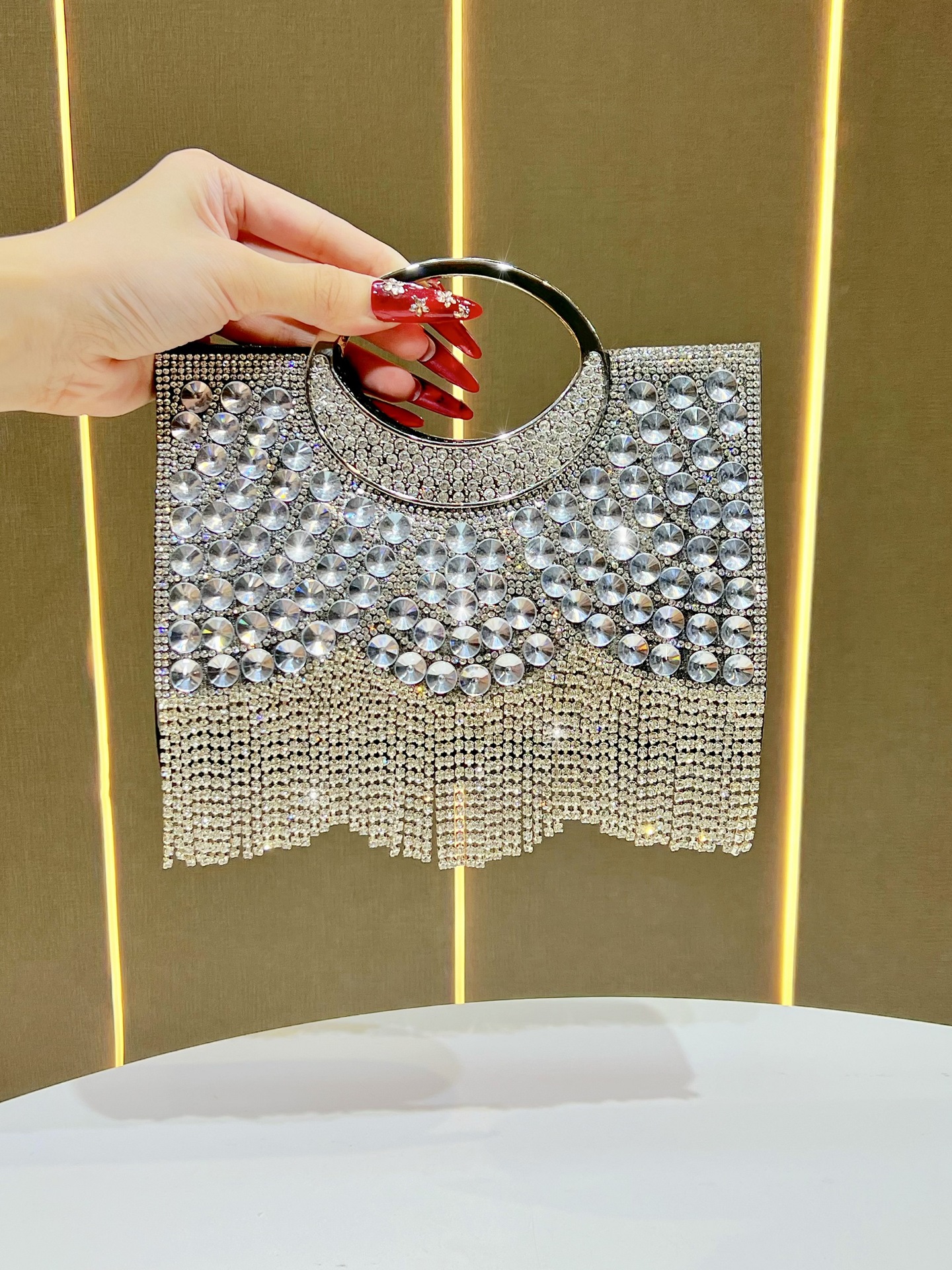 Square Polyester Ball Bag