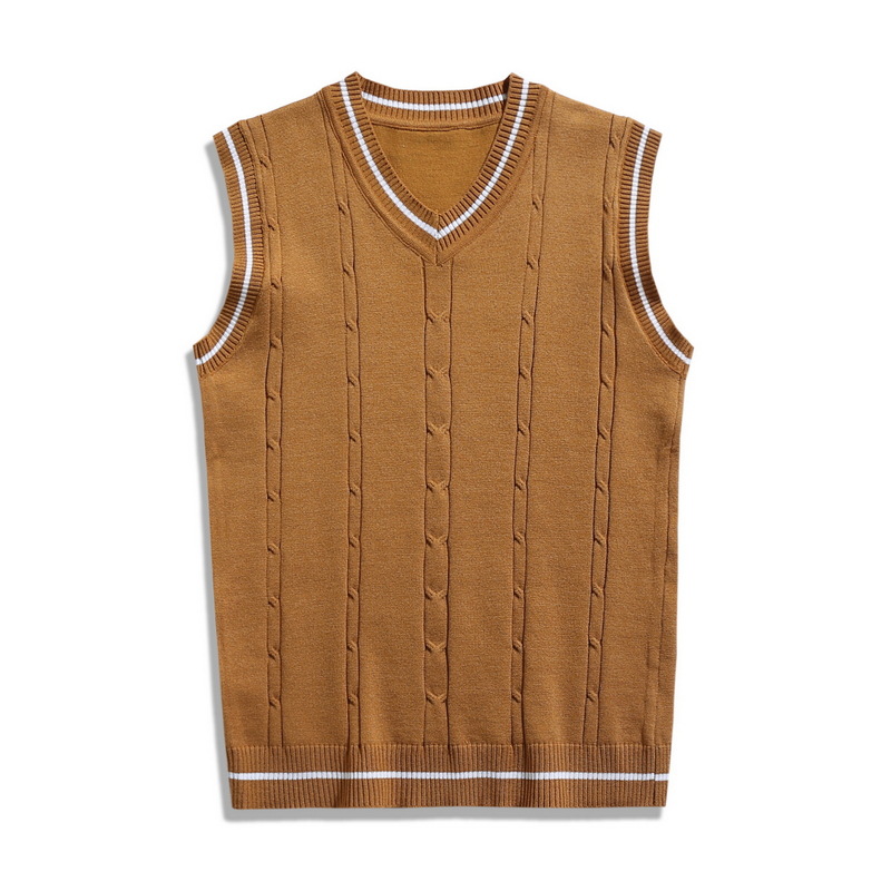 Men's Knitted Sweater V-Neck Vest