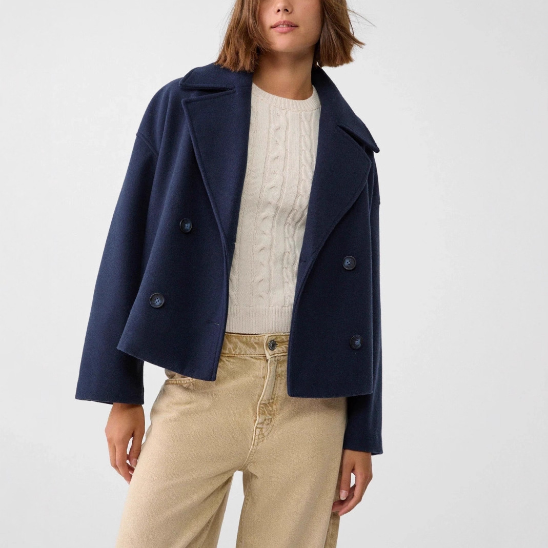 Women's Thickened Short Woolen Coat