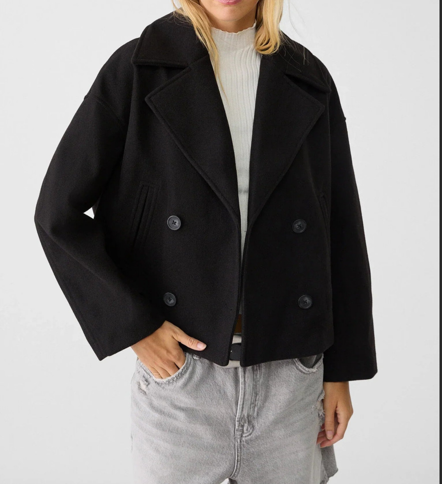 Women's Thickened Short Woolen Coat
