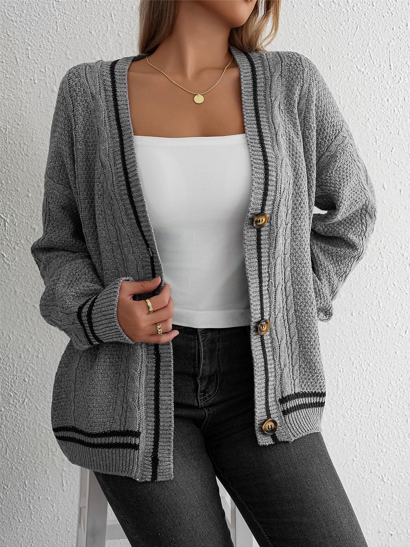 Knitted Sweater Cardigan