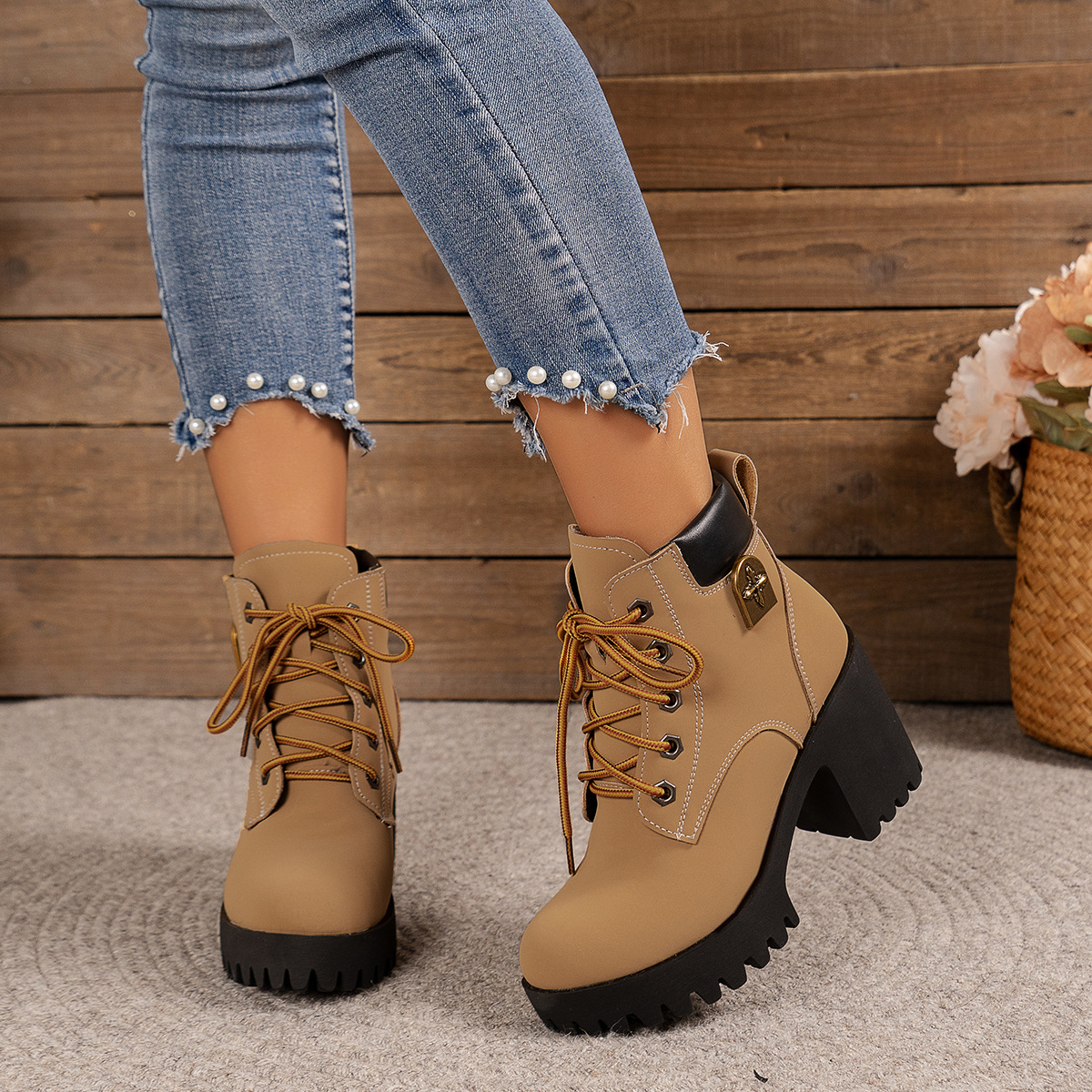 Casava BritWarm Fleece-Lined Martin Boots