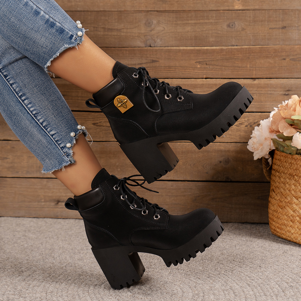 Casava BritWarm Fleece-Lined Martin Boots