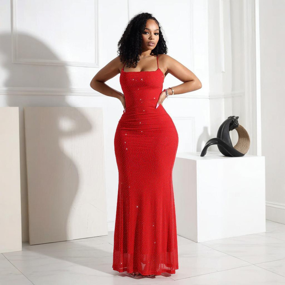 Casava Glitter Strapless Bodycon Dres