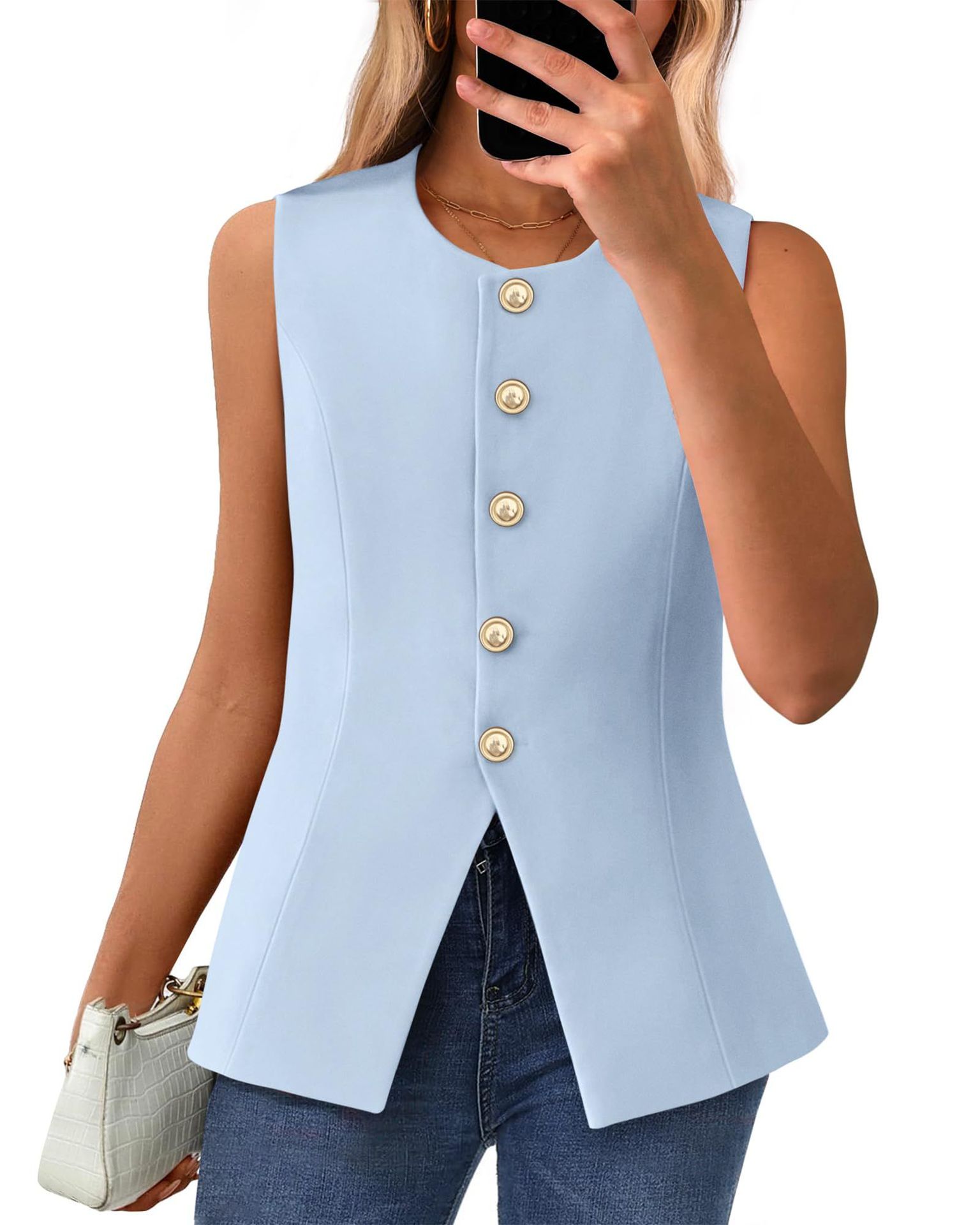 Casava EuroSnap Button Vest – sharp European street style