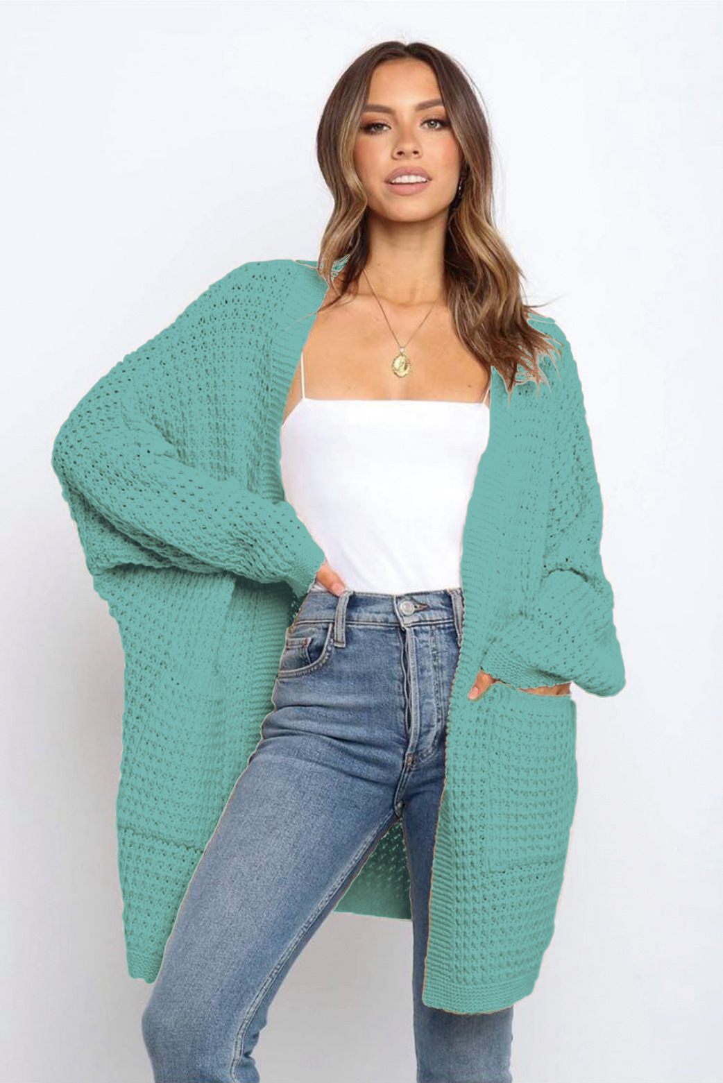 Knitted Cardigan Women's Sweater