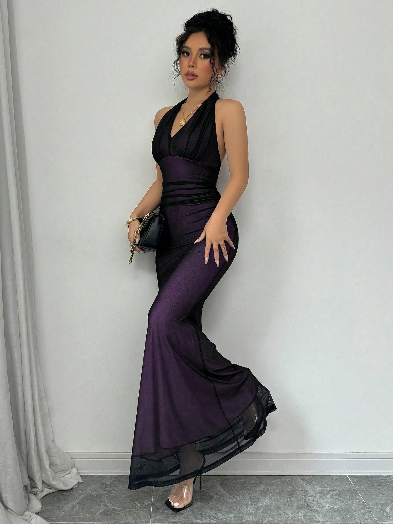 Casava V-neck midi dress