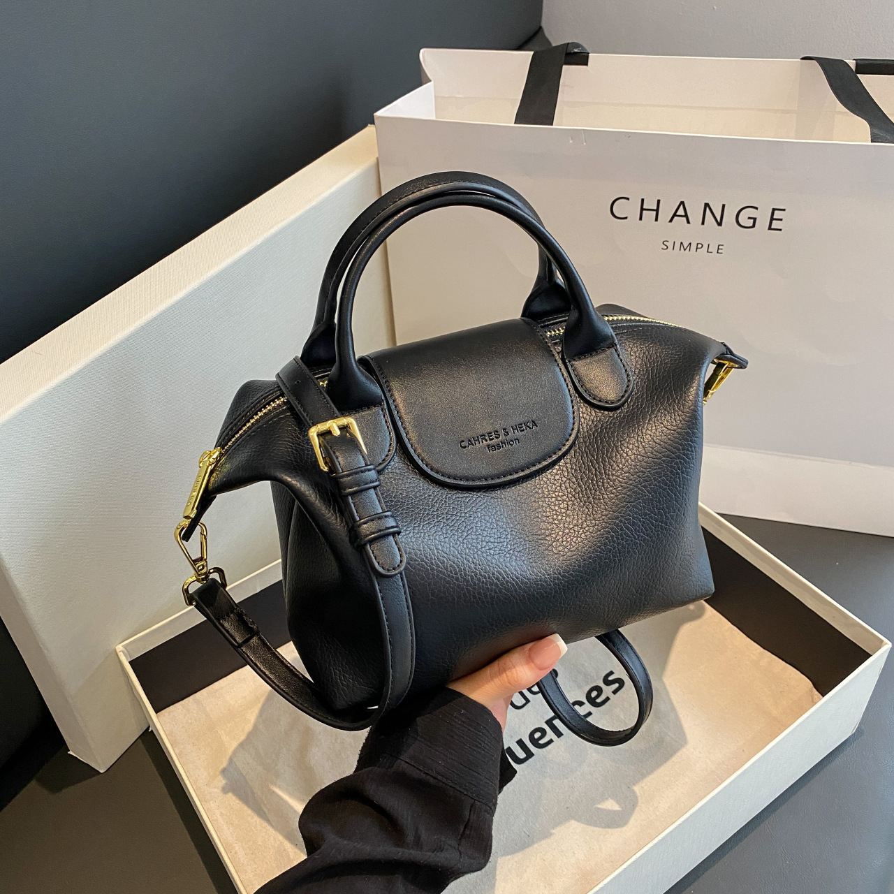 Faux Leather Bag