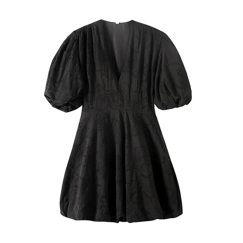 Casava Pleated Flower Sheath Dress